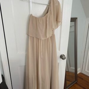 Revelry Champagne Bridesmaid Dress